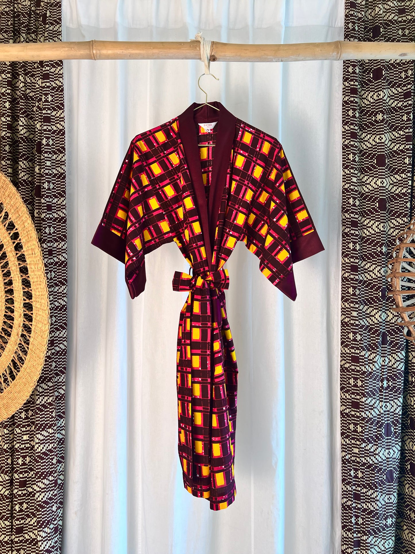 Afrikimo "Brilliance" - Plum Satin