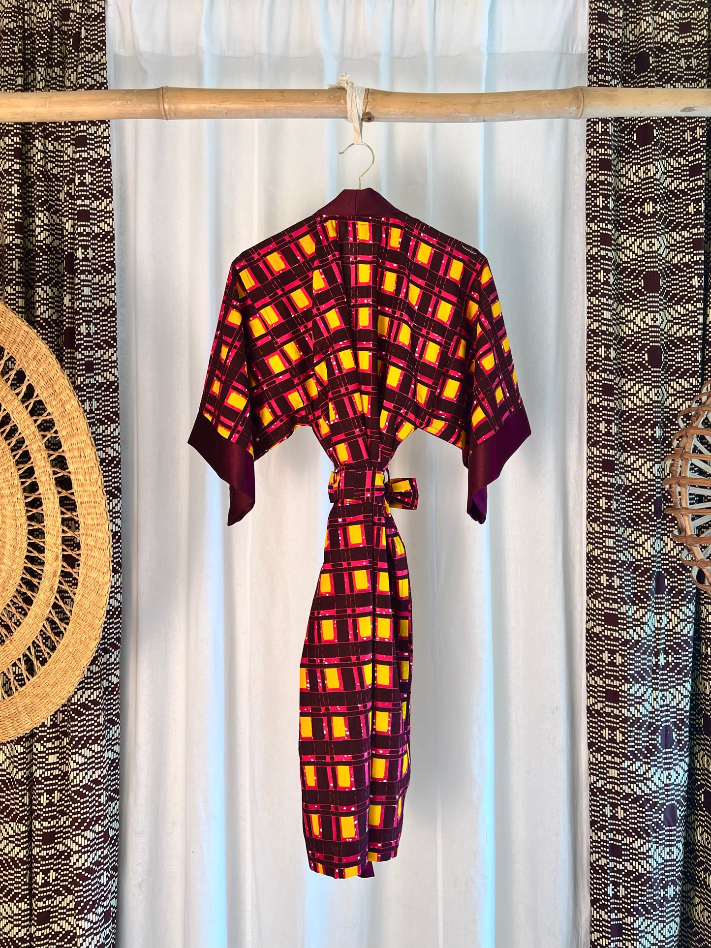 Afrikimo "Brilliance" - Plum Satin