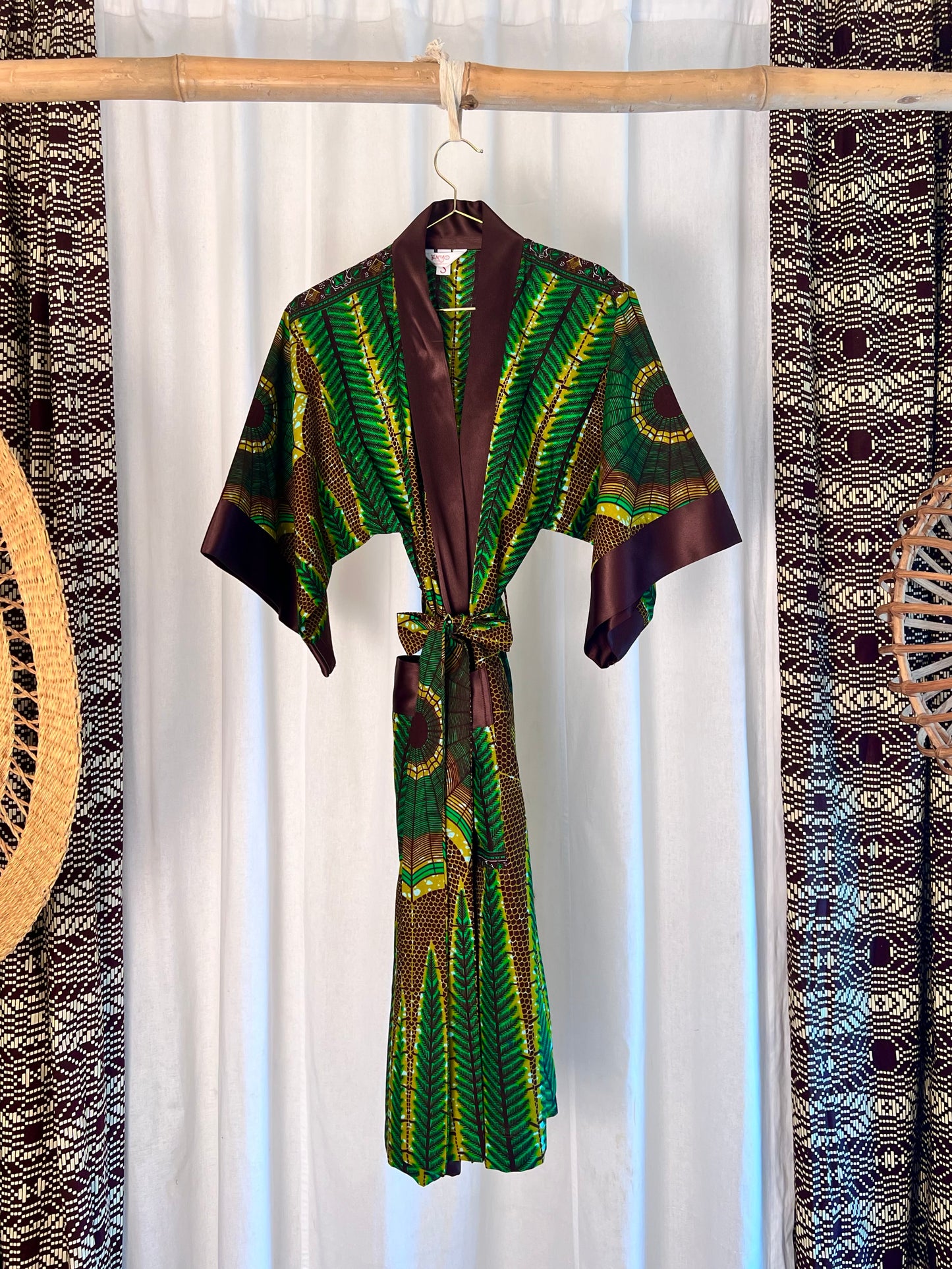 Afrikimo "Ananse" - Deep Brown Satin