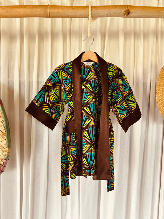 Kids - Afrikimo "Piano Bar" - Dark Brown Satin