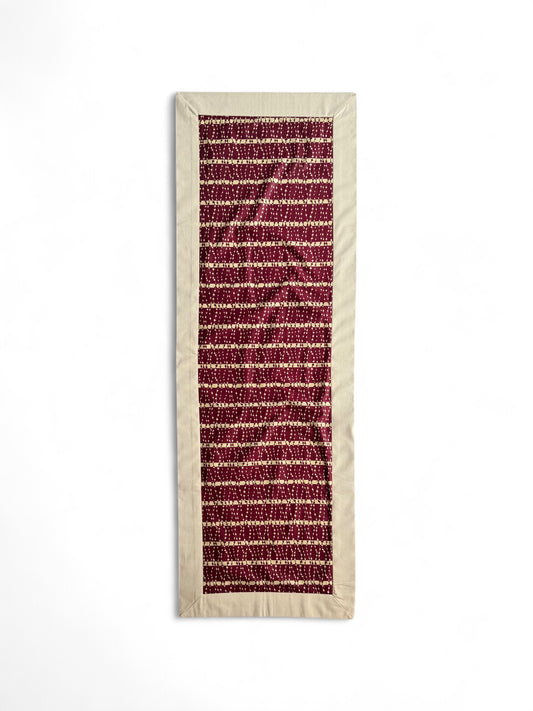 Tablerunner "Crimson Champagne"