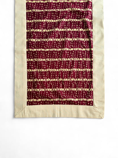 Tablerunner "Crimson Champagne"