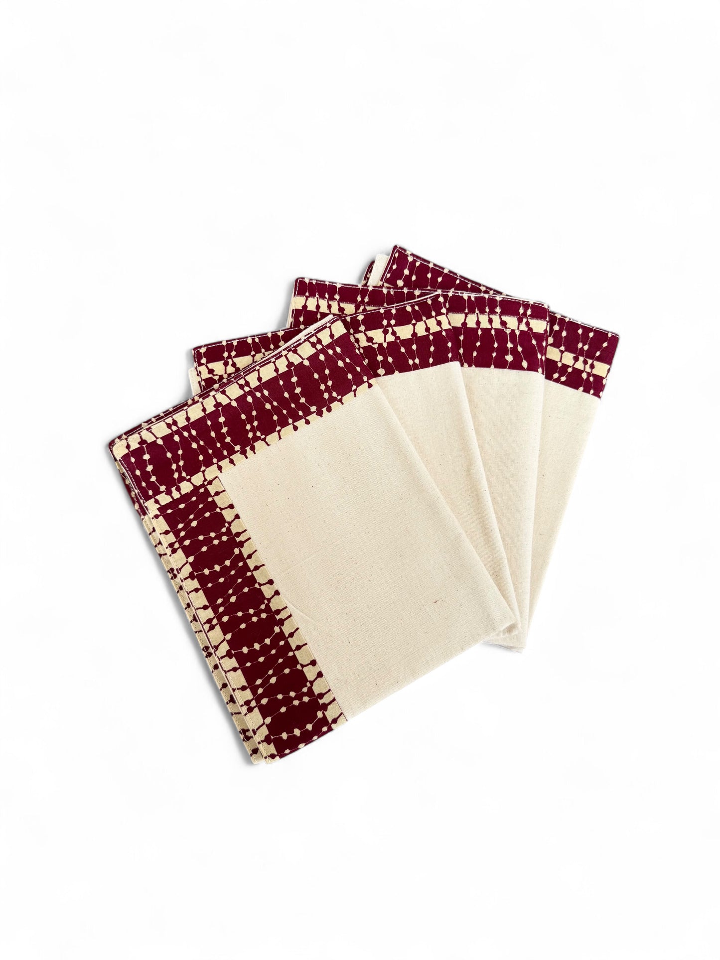 Placemat "Crimson Champagne" - Set of 4