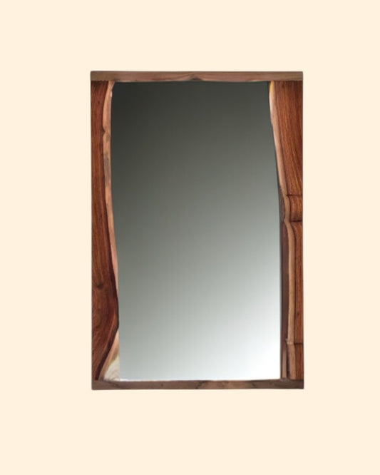 Framed Mirror "Natural Wood"