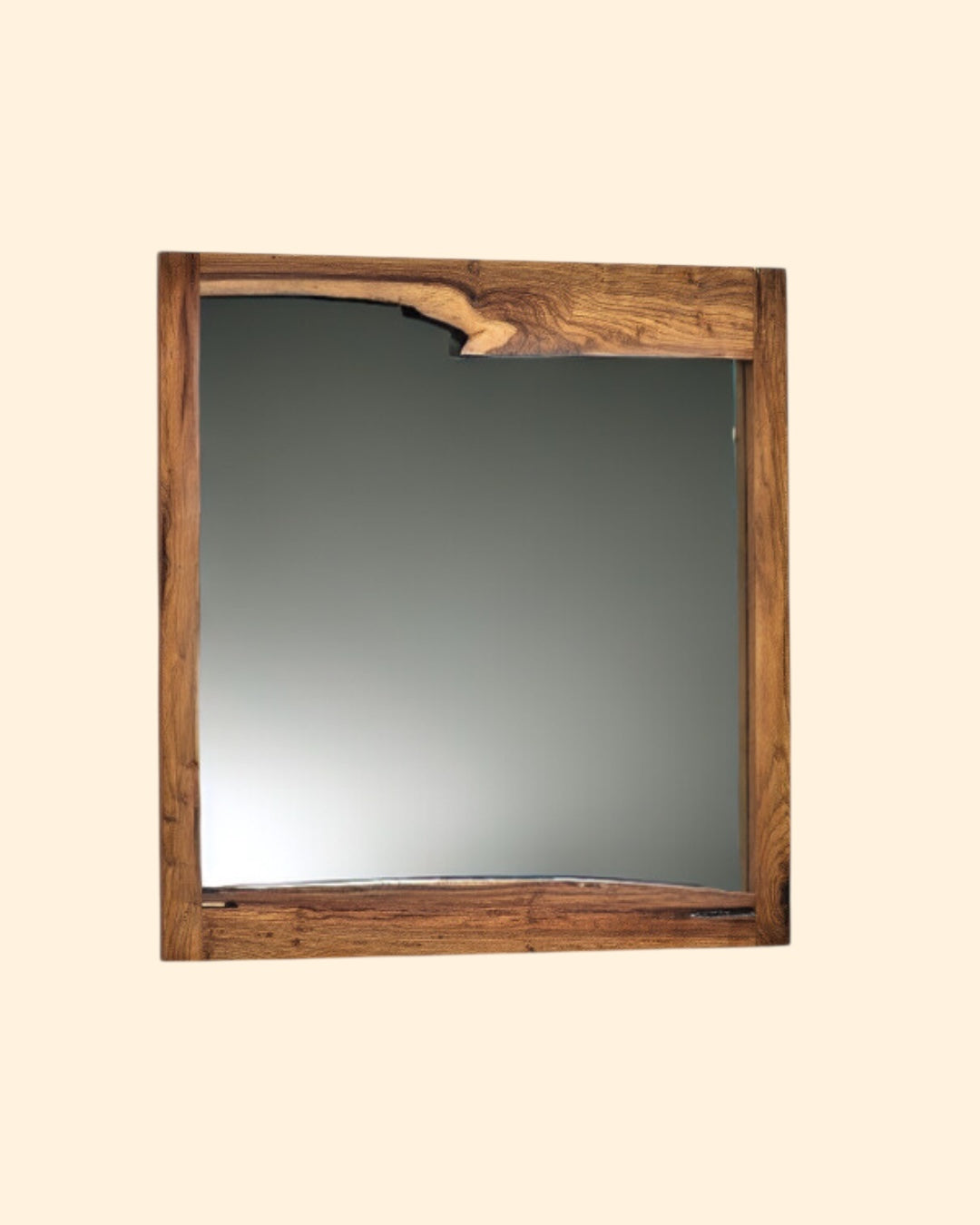 Framed Mirror "Natural Wood"