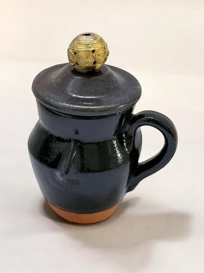 Milk Jug "Neem Face" - Midnight Blue