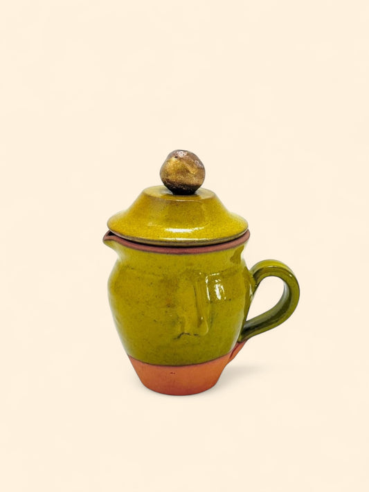 Milk Jug "Neem Face" - Chartreuse