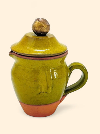 Milk Jug "Neem Face" - Chartreuse