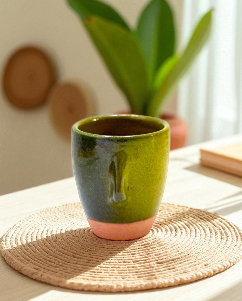 Espresso Cup "Neem" - Lemon Green