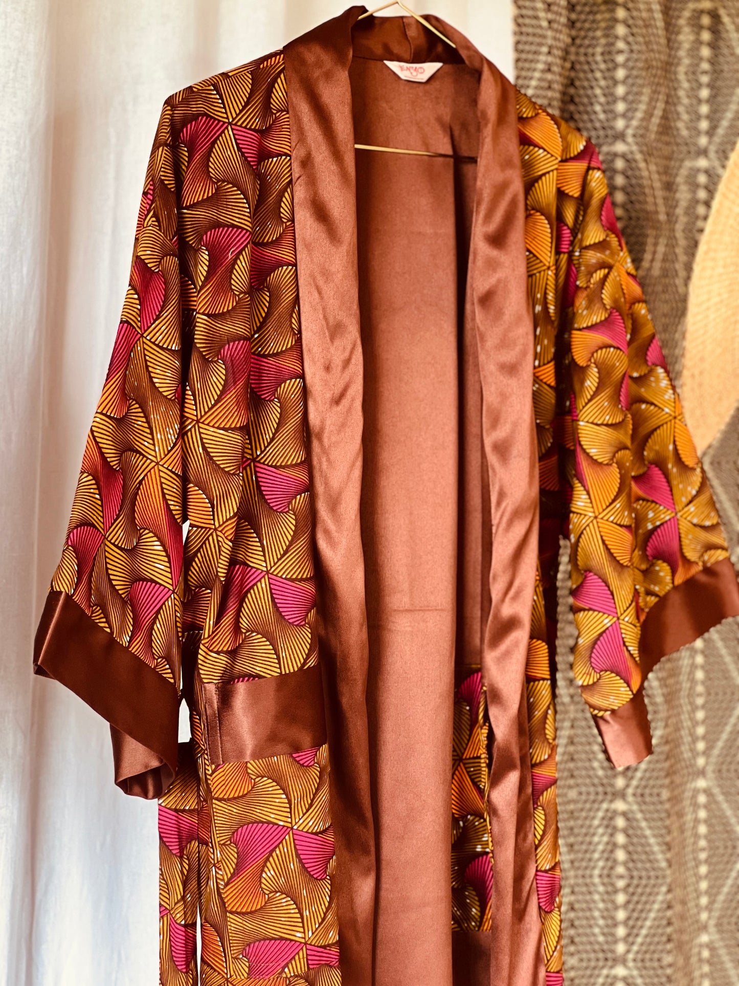 Reversible Kimono "Beating Drum II"