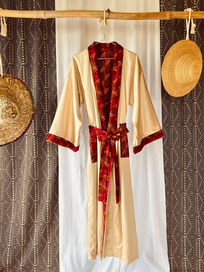 Reversible Kimono "Beating Drum I"