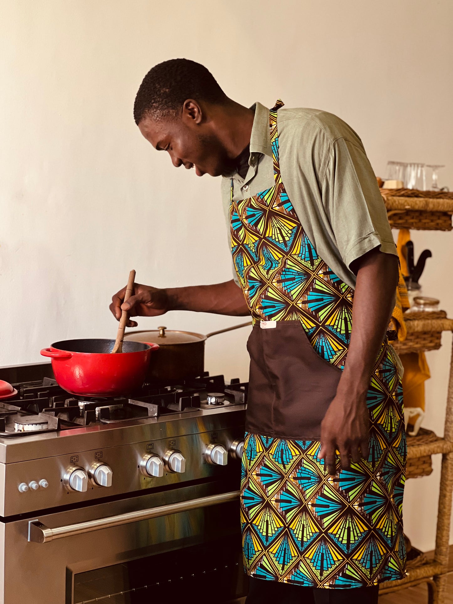 Reversible Apron "Piano Bar"