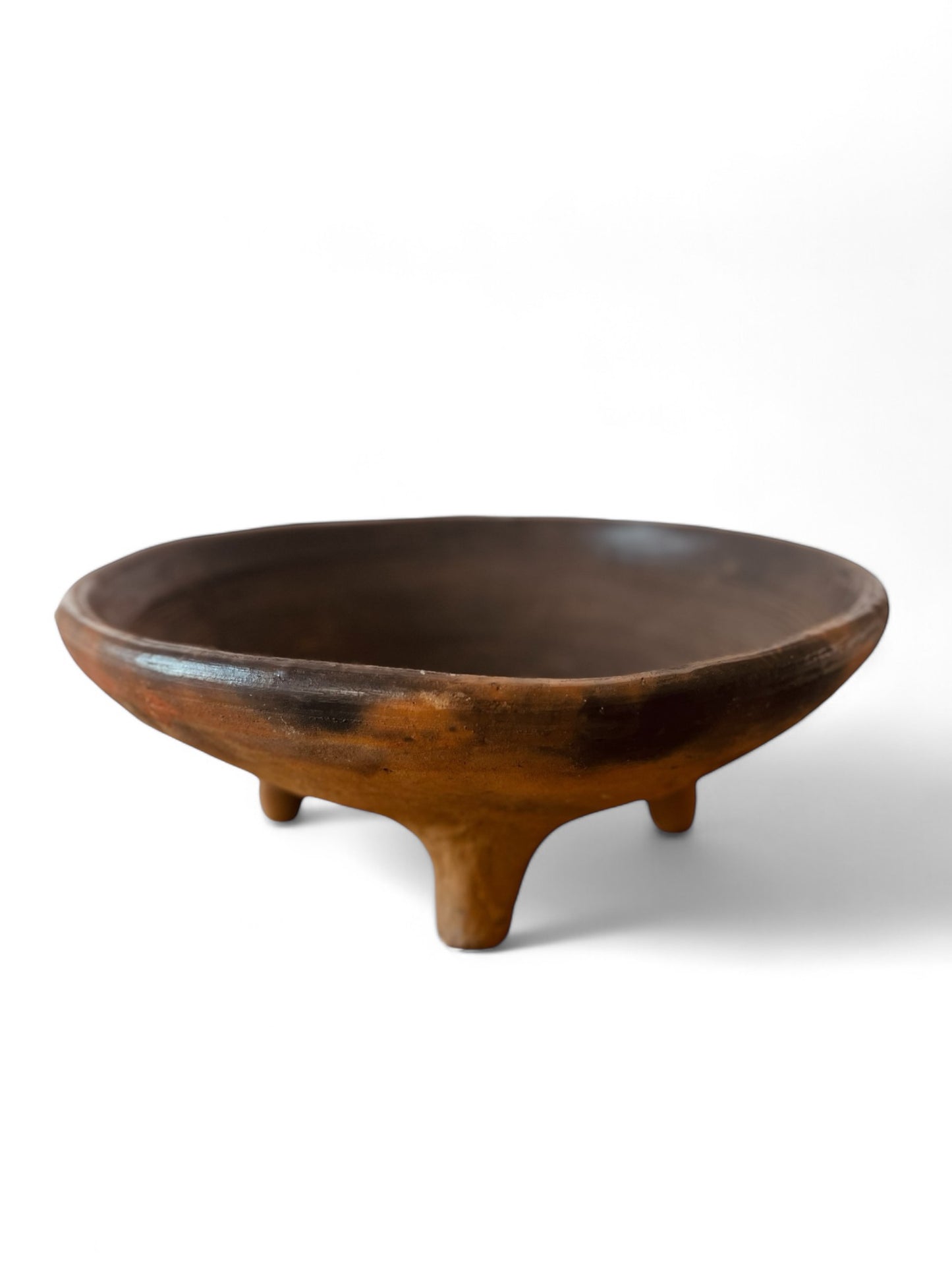 Earthenware: Four-legged Meko Bowl,  13"